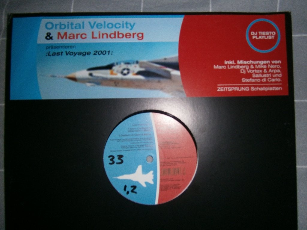 Orbital Velocity & Marc Lindberg – Last Voyage 2001. Trance, Ophalen, Techno of Trance, 2000 - 2009, Zo goed als nieuw