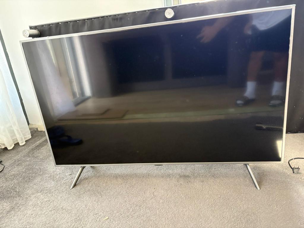 Samsung QLED 4K Smart TV - 55 inch - beeld zwart, Ophalen of Verzenden, 100 Hz, Samsung, 100 cm of meer