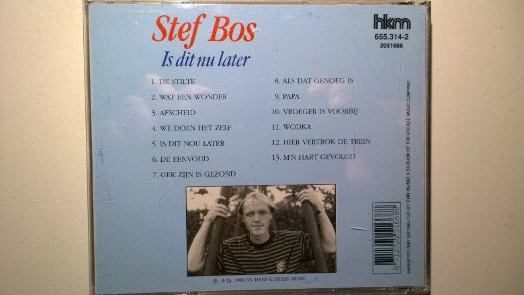 Stef Bos - Is Dit Nu Later, Ophalen of Verzenden, Zo goed als nieuw, Pop, Album