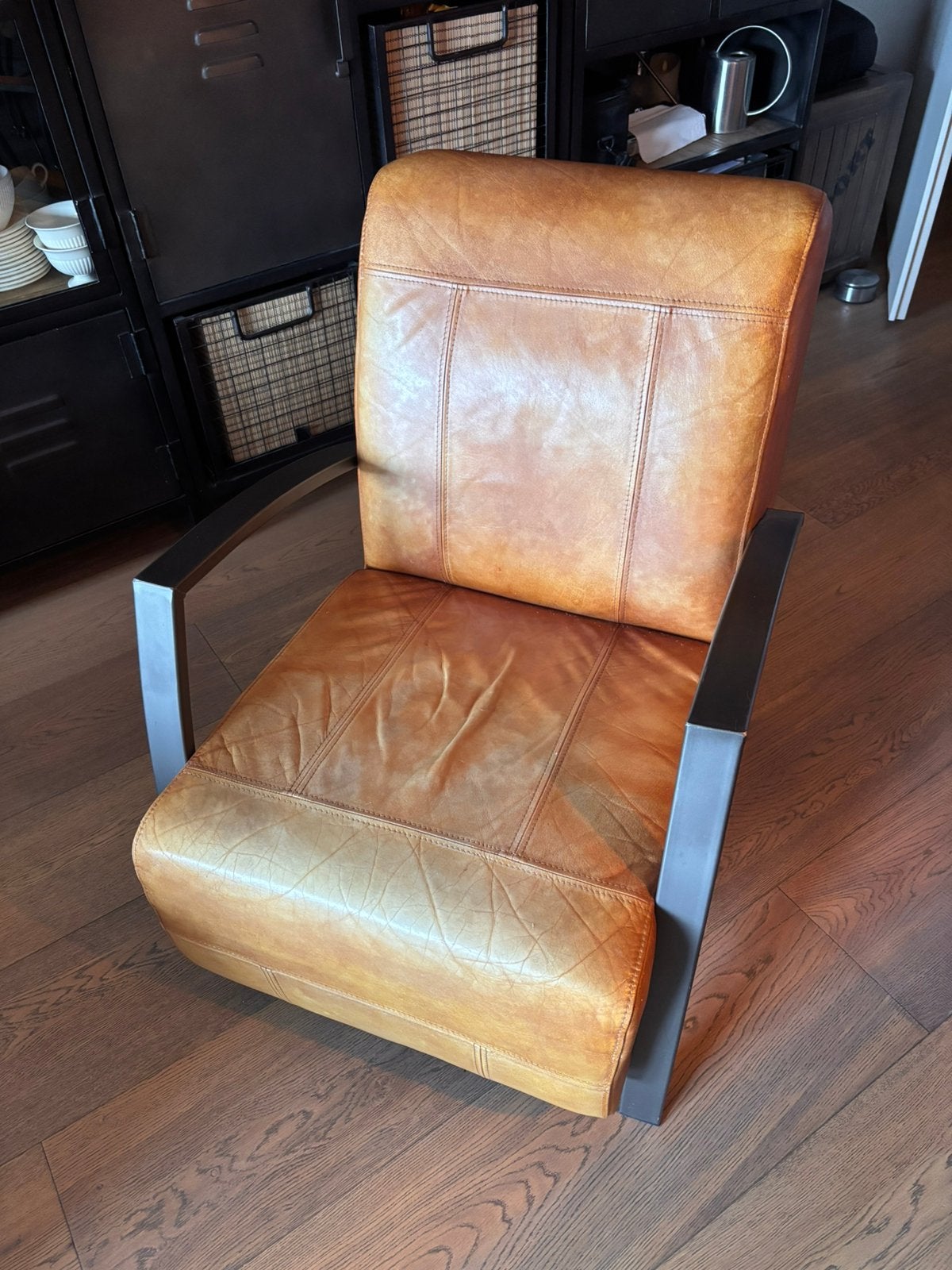 MOOIE GOEDKOOPE FAUTEUIL, Ophalen, Zo goed als nieuw, 75 tot 100 cm