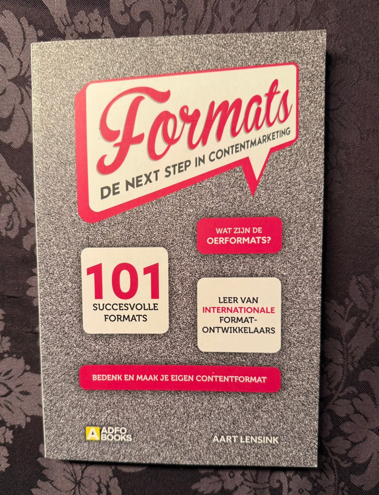 Formats, de next step in contentmarketing( Aart Lensink), Ophalen of Verzenden, Beta, HBO
