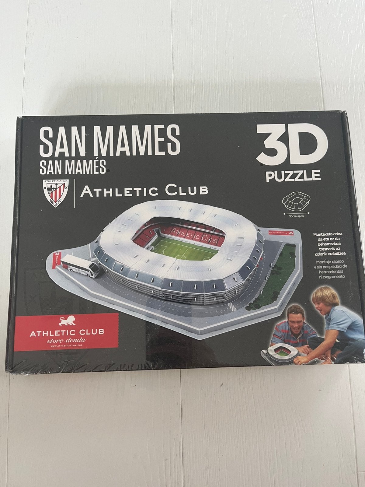 Stadion atletico bilbao 3d puzzle, Ophalen of Verzenden, Minder dan 500 stukjes, Nieuw, Rubik's of 3D-puzzel