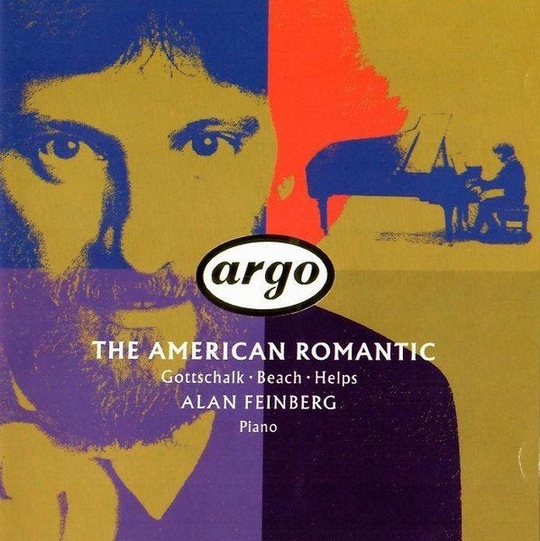 GOTTSCHALK BEACH HELPS American romantic CD FEINBERG ARGO, Ophalen of Verzenden, Modernisme tot heden, Zo goed als nieuw, Kamermuziek