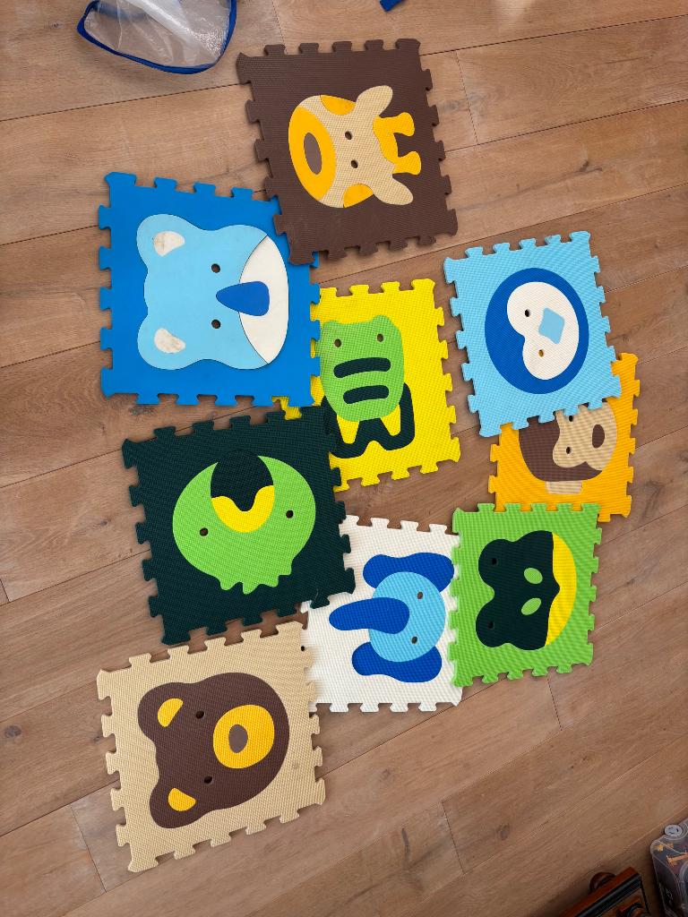 Speelmat puzzel dieren kubus, Ophalen of Verzenden, Zo goed als nieuw