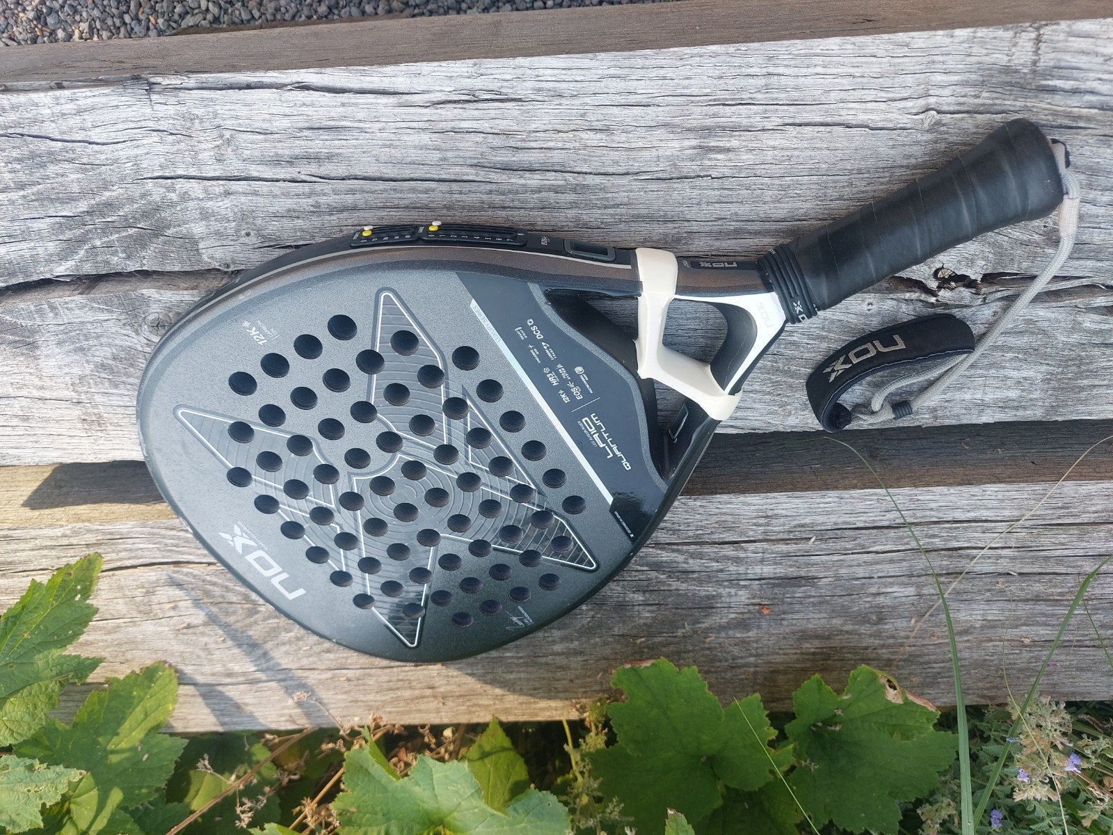 Nox AL10 QUANTUM 12K Padelracket, Ophalen of Verzenden, Gebruikt, Padelracket