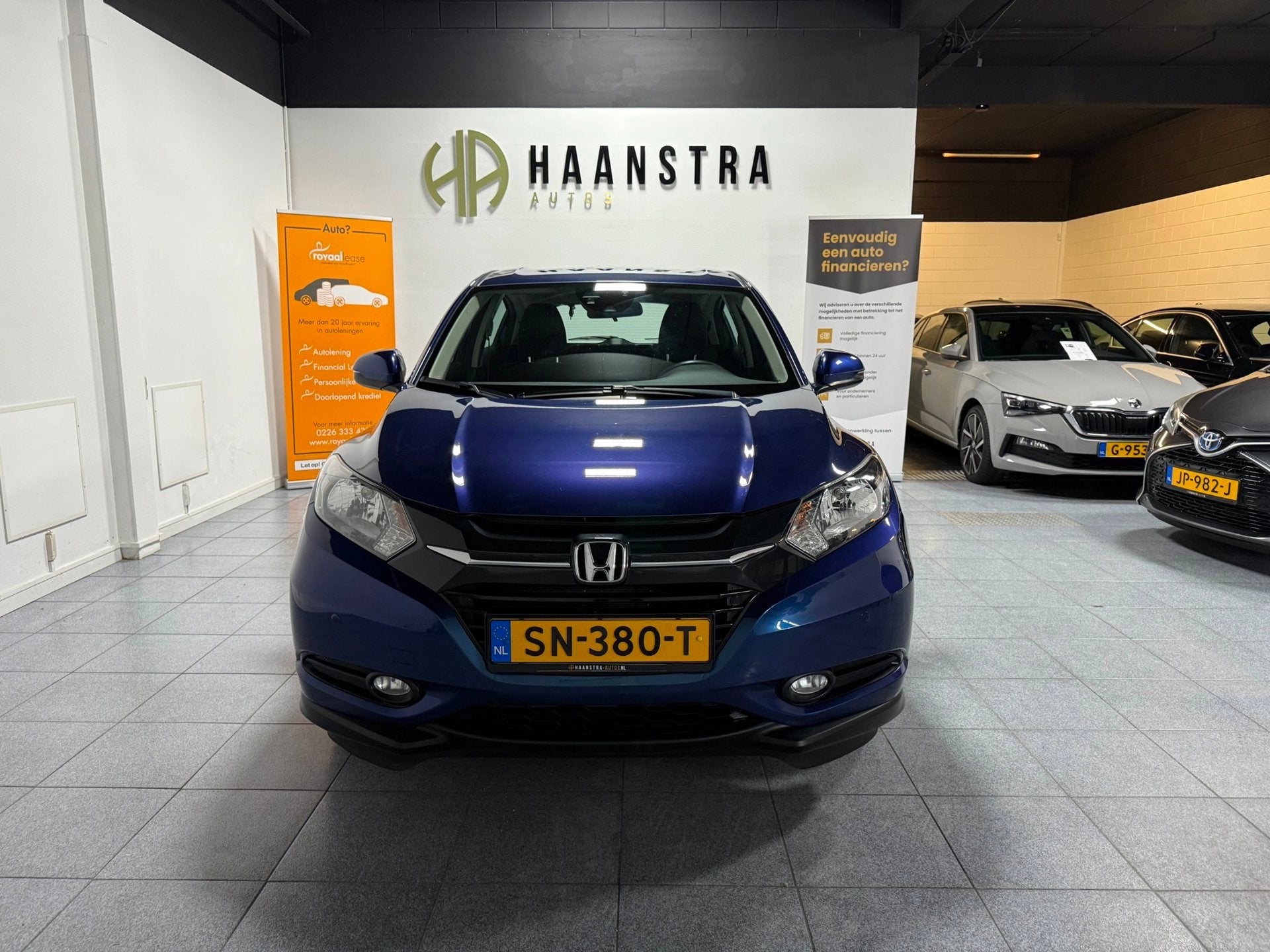 Honda HR-V 1.5 i-VTEC Elegance Autom Navigatie NL Auto! NAP, Dealer onderhouden, Stof, Blauw, Origineel Nederlands