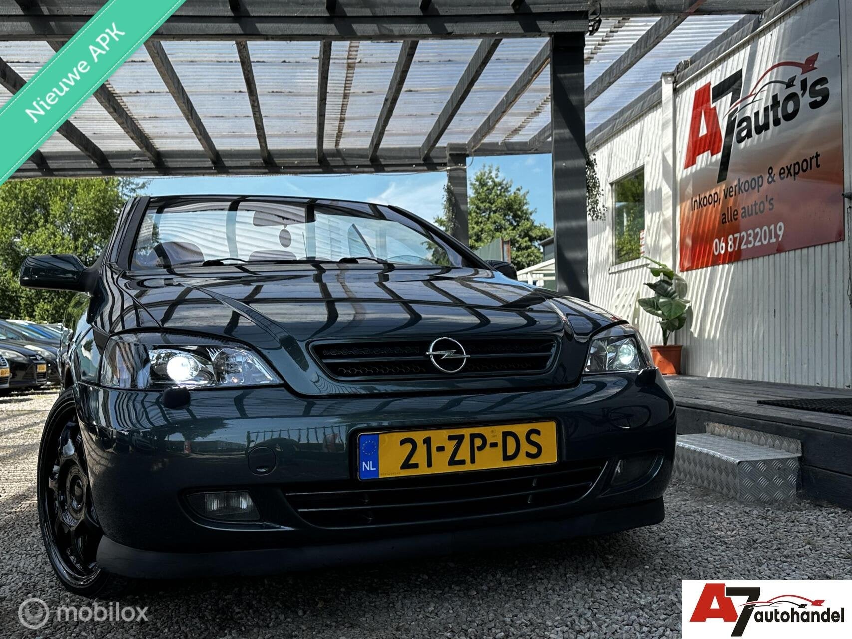 Opel Astra Cabriolet 2.2-16V Nieuwe APK//Airco//Leder, Auto's, Voorwielaandrijving, Gebruikt, 4 cilinders, Cabriolet