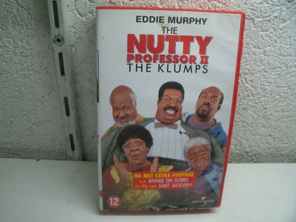 vhs 175b nutt professor 2 the klumps, Cd's en Dvd's, VHS | Film, Vanaf 16 jaar, Ophalen of Verzenden, Zo goed als nieuw, Actie en Avontuur