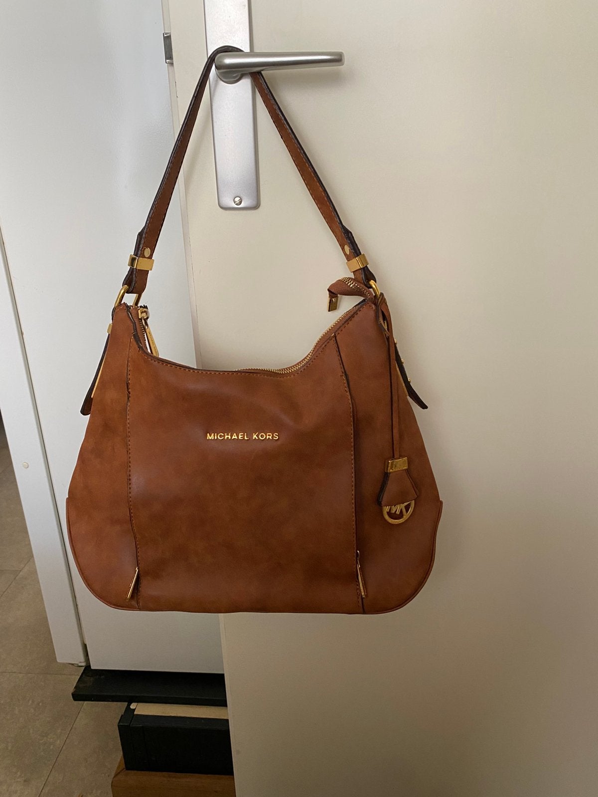 Michael Kors tas, Ophalen of Verzenden, Zo goed als nieuw, Bruin