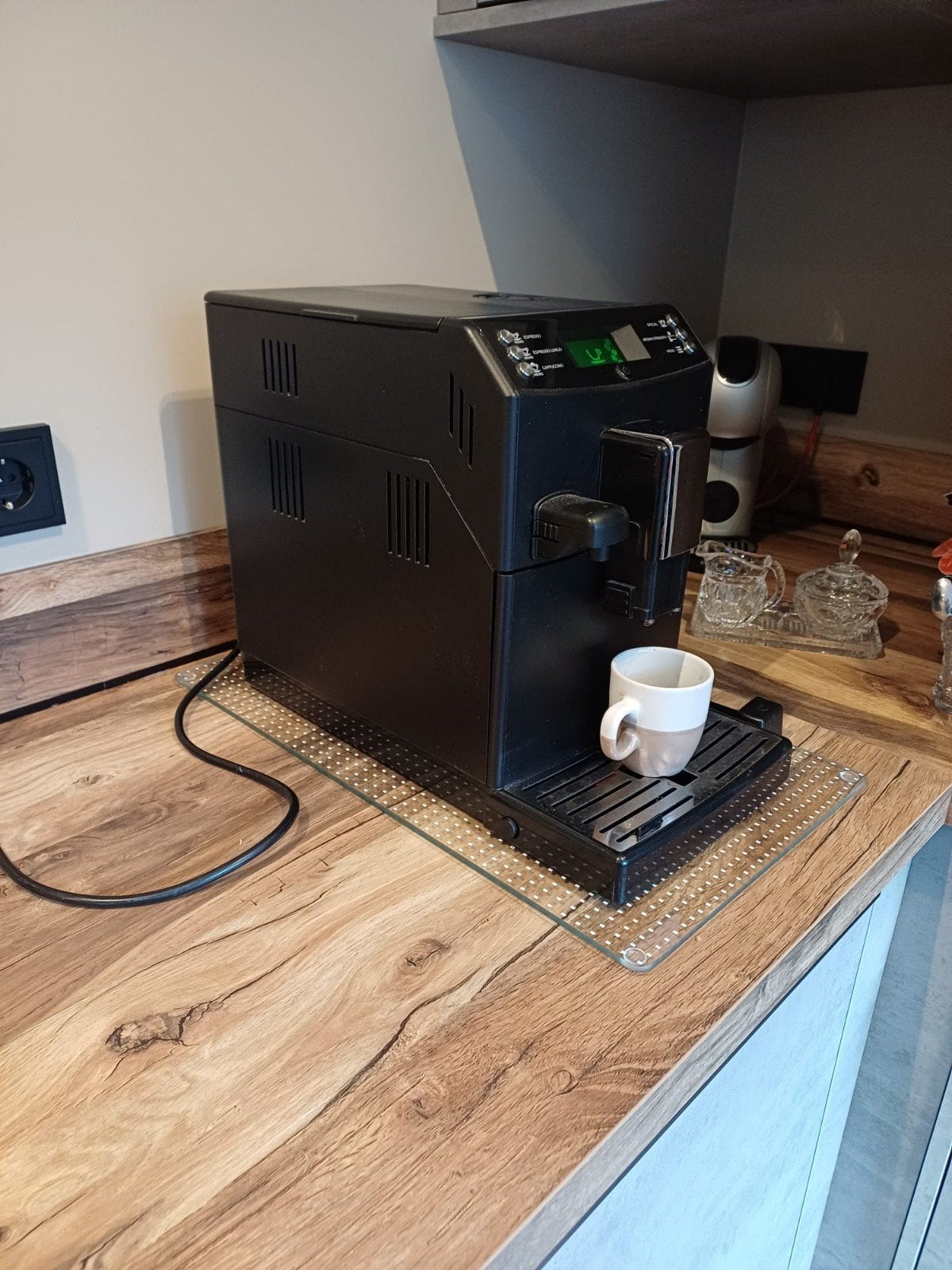 Philips Volautomatische Espressomachine - Zwart, Ophalen, Gebruikt, Espresso apparaat, Koffiebonen