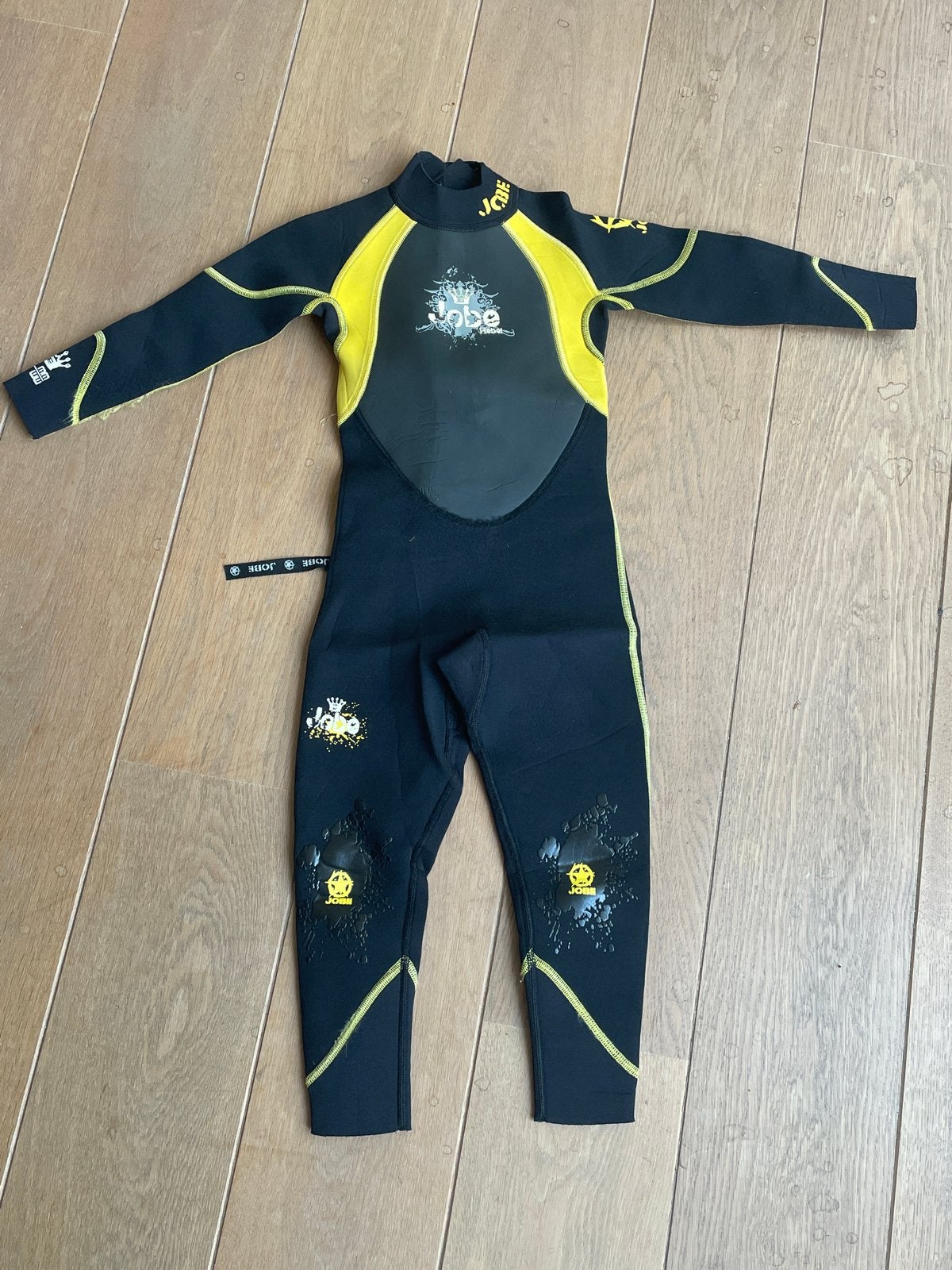 Jobe Wetsuit Kinderen Zwart/Geel Maat S 3.0mm, Watersport en Boten, Ophalen of Verzenden, Gebruikt, Kind, Wetsuit