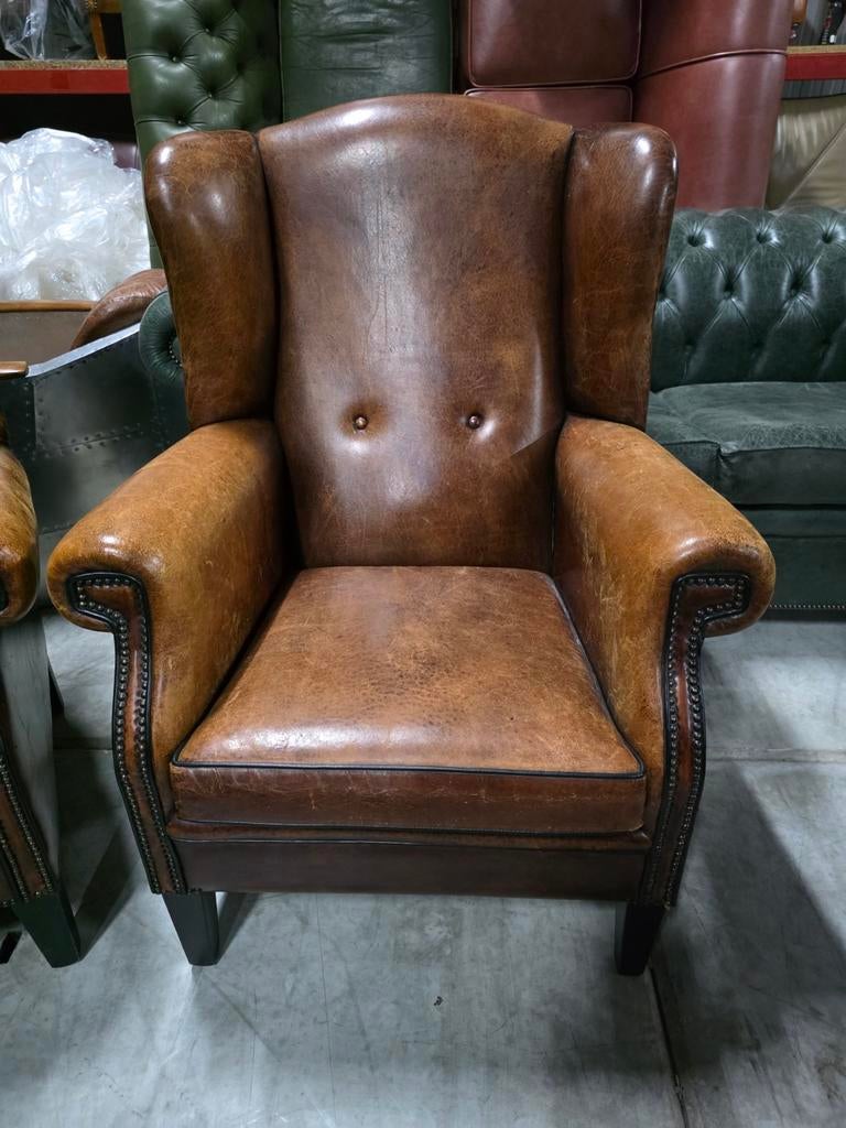 2x Schapenleren oor fauteuil Lounge Atelier + BEZORGING, Gebruikt, ., Ophalen of Verzenden, .