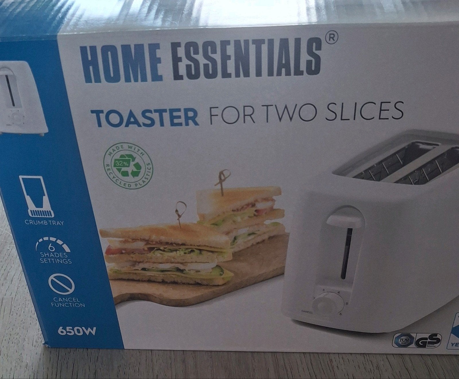 Toaster Nieuw, Witgoed en Apparatuur, Broodroosters, Ophalen, Nieuw