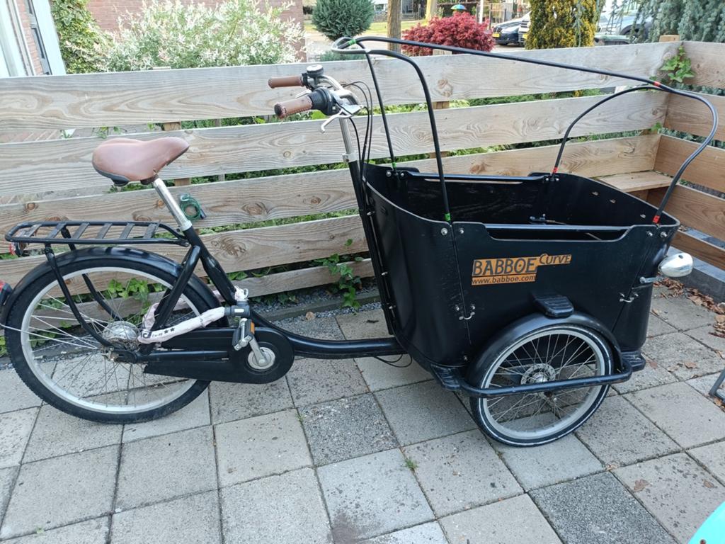 Babboe Curve Bakfiets - Niet Elektrisch, Gebruikt, Ophalen, Gebruikt, Huif, 2 kinderen