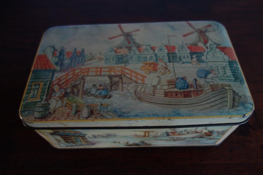Koekblik Zaanse Schans, Verzamelen, Blikken, Ophalen of Verzenden, Gebruikt, Koek(jes)
