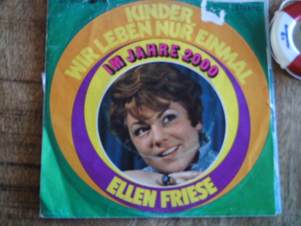 ellen friese -  kinder wir leben nur' einmal 23jun, Cd's en Dvd's, 7 inch, Single, Ophalen of Verzenden, Pop