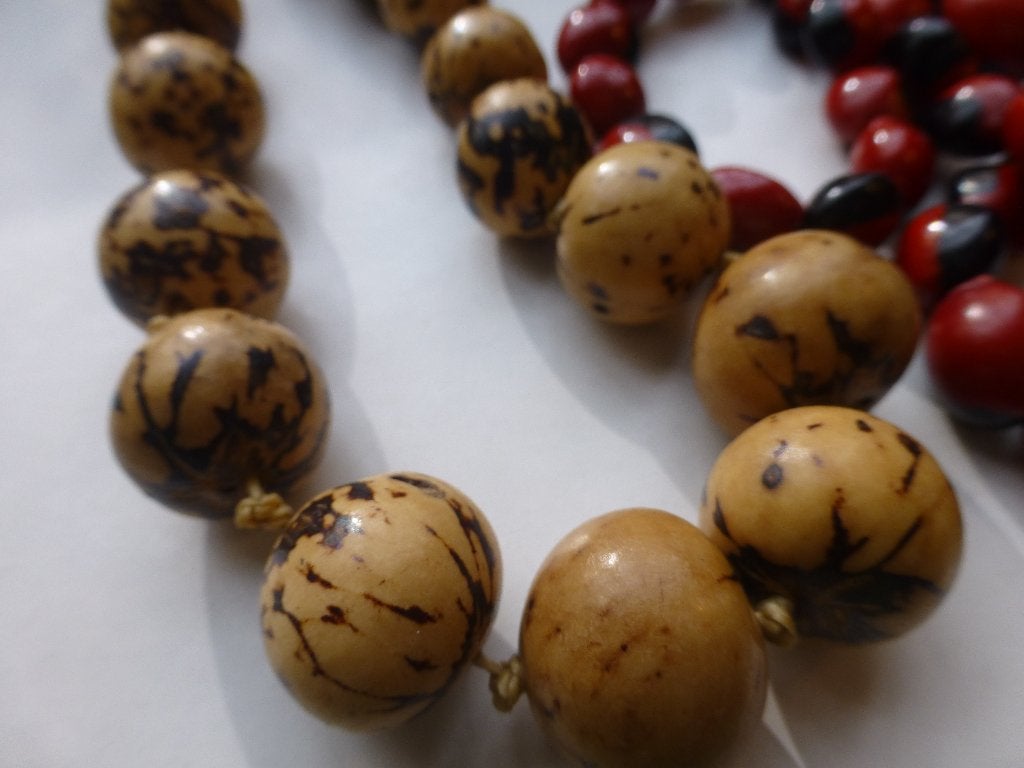 Collier van Patikan Palmhout, Sieraden, Tassen en Uiterlijk, Kettingen, Nieuw, Overige materialen, Bruin, Verzenden