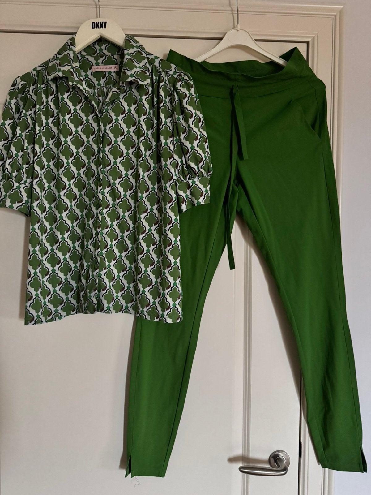 Studio Anneloes set groen maat S/ M, Kleding | Dames, Verzenden, Zo goed als nieuw, Maat 36 (S), Lang