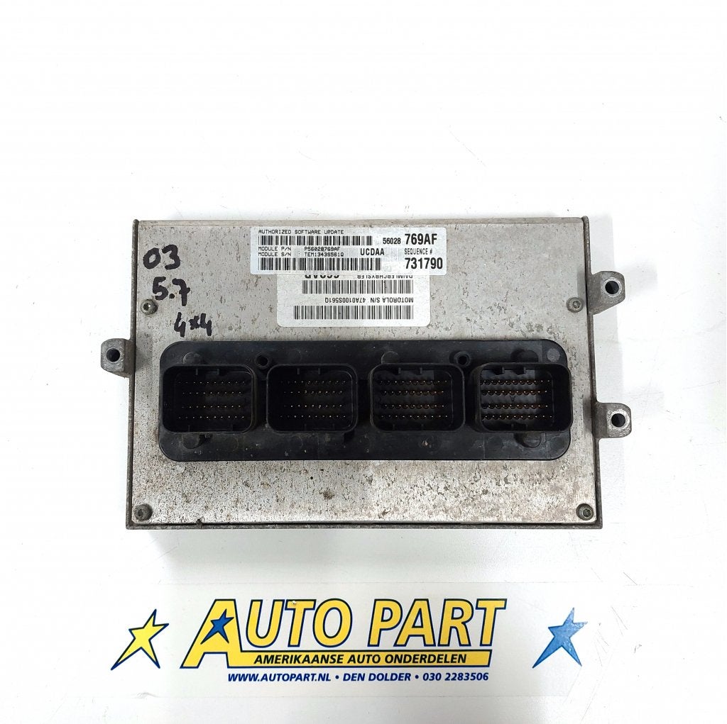 Dodge Ram pickup 5.7 ltr motor computer 2003, Auto-onderdelen, Gebruikt, PO Box 21-8004 | Auburn Hills, MI 48321-8004, Amerikaanse onderdelen