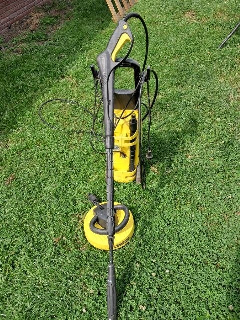 Hogedrukspuit, Ophalen, Zo goed als nieuw, Elektrisch, Karcher terras reiniger