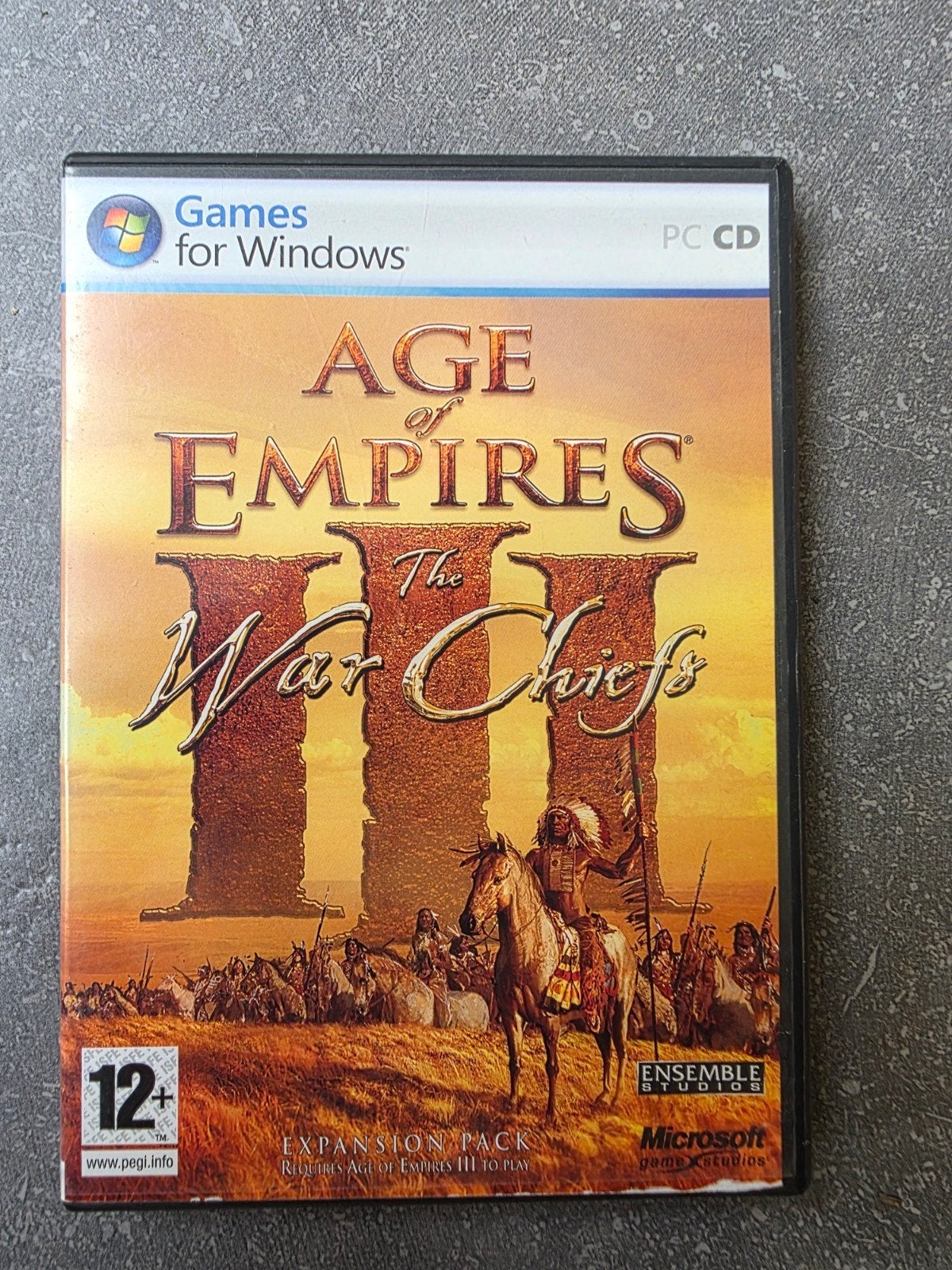 Pc game Age of Empires III the war chiefs, Spelcomputers en Games, Games | Pc, 1 speler, Ophalen of Verzenden, Zo goed als nieuw