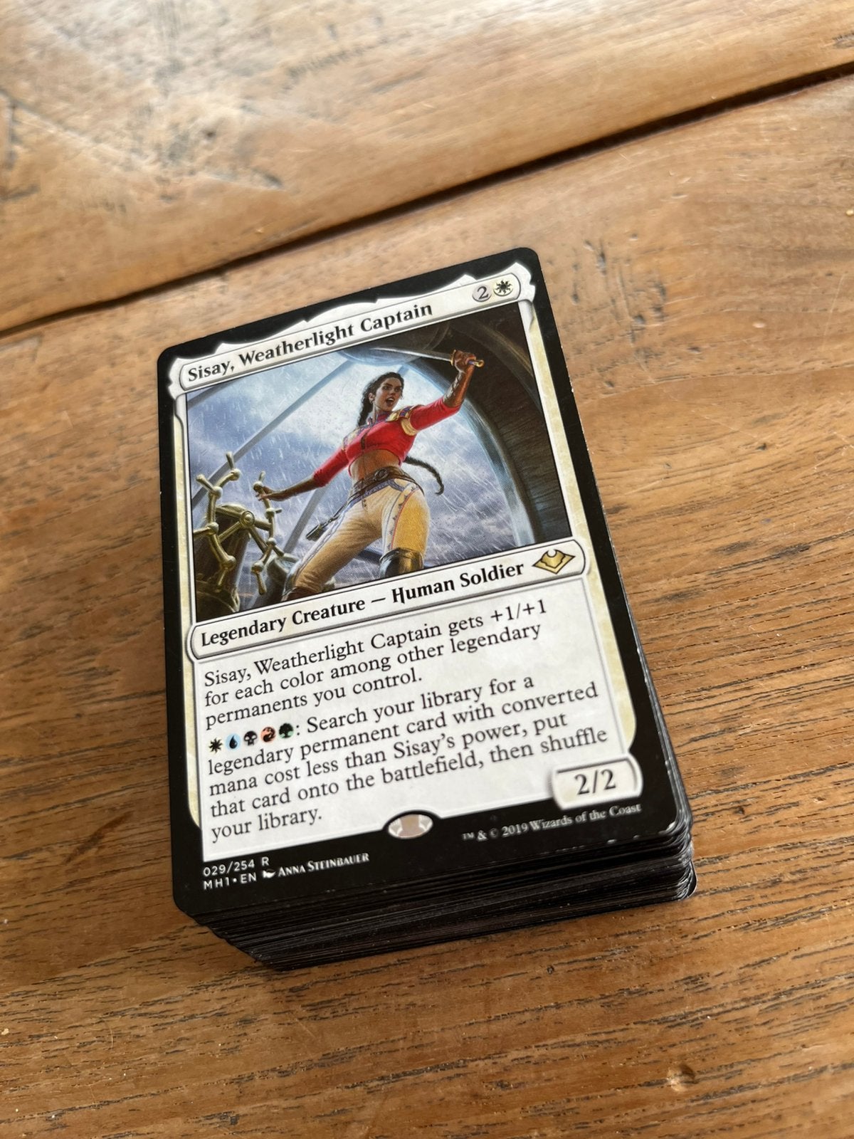 Magic the gathering deck sisay, Ophalen of Verzenden, Zo goed als nieuw, Speeldeck