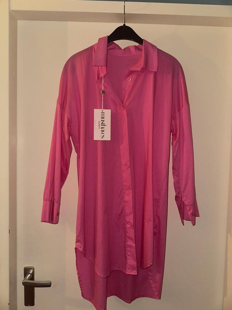 Dames nieuwe roze blouse jurk van Eddy’s, Ophalen of Verzenden, Zo goed als nieuw, Roze