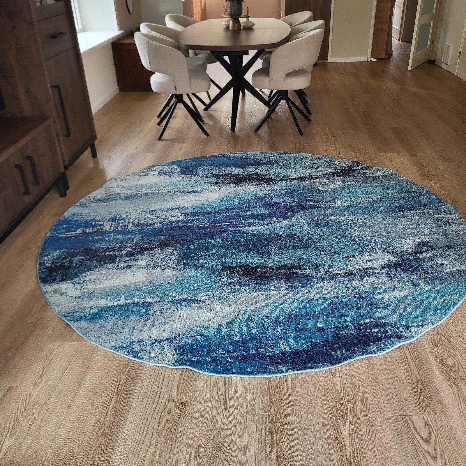 vloerkleed 240 rond polyester, Ophalen, Rond, 200 cm of meer, 200 cm of meer