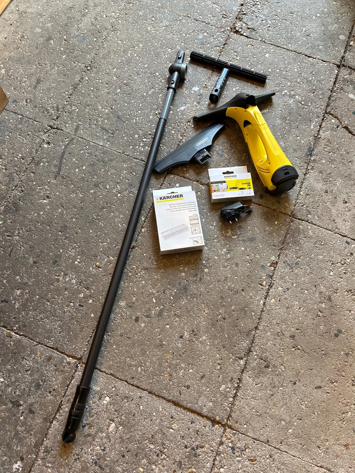 Kärcher WV 50 Plus Raamwisser met verlengstuk, Huis en Inrichting, Ophalen of Verzenden, Raamwisser of Trekker