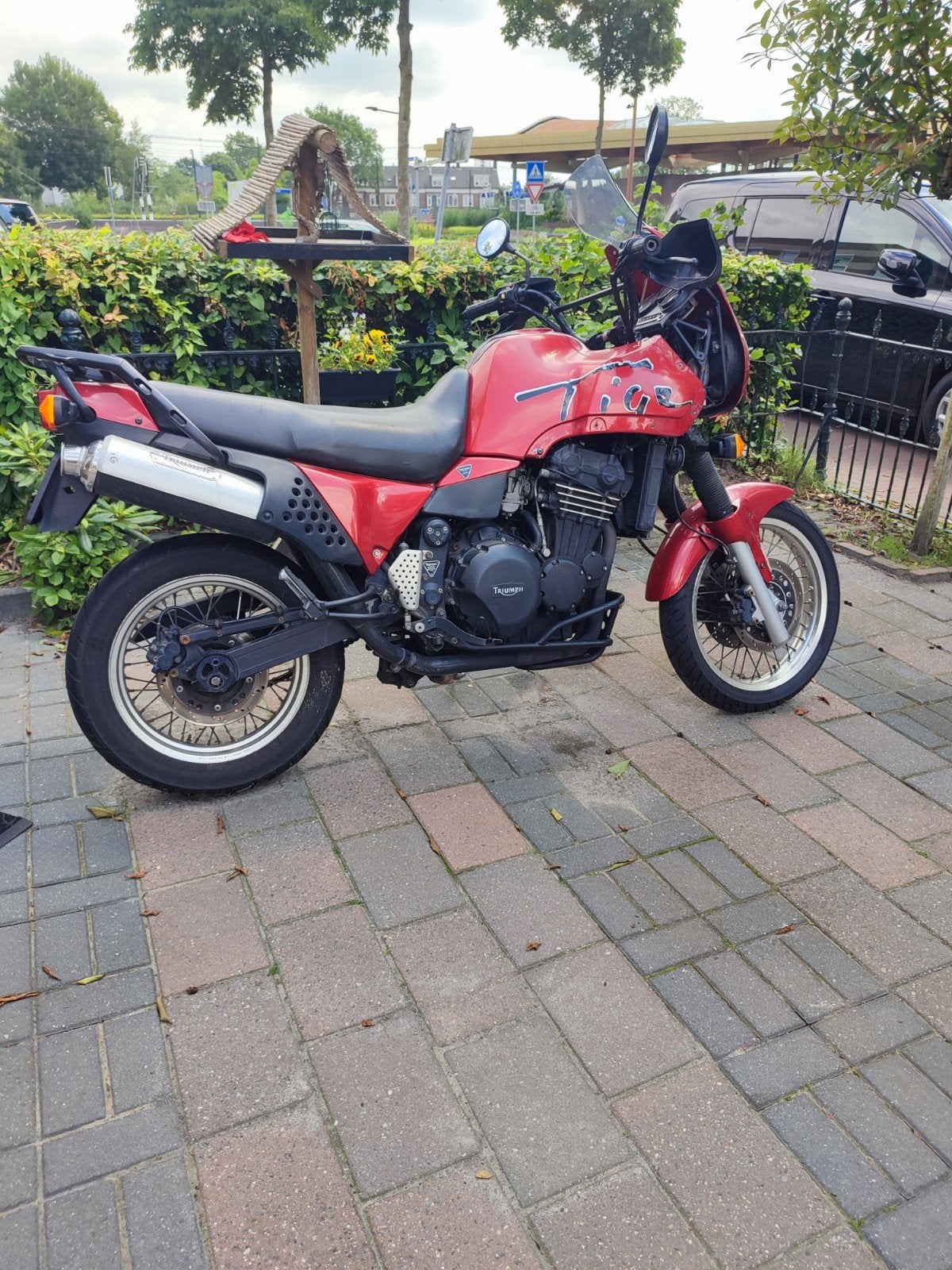 Triumph Tiger 900 met vastzittende motor - voor onderdelen, Motoren, Motoren | Triumph, Particulier, Toermotor