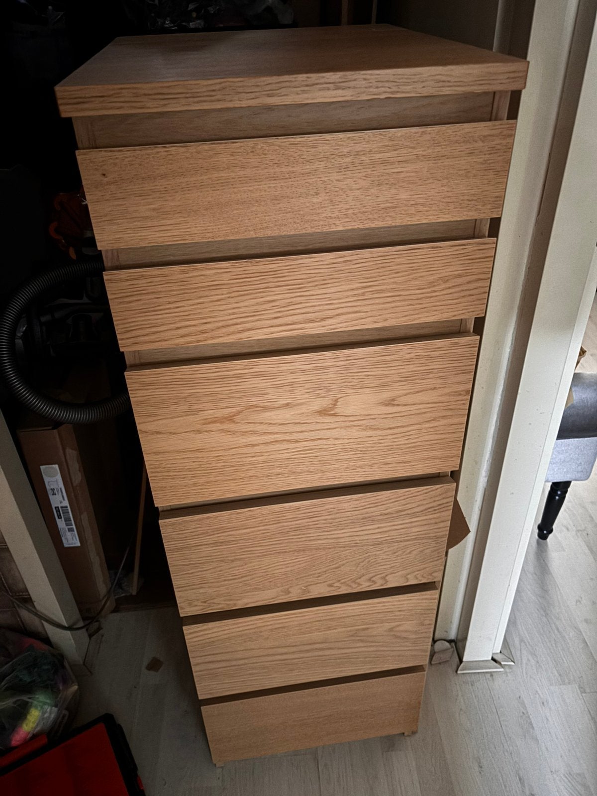 Malm ladekast ikea, Ophalen, 50 tot 100 cm, Zo goed als nieuw, 3 of 4 laden