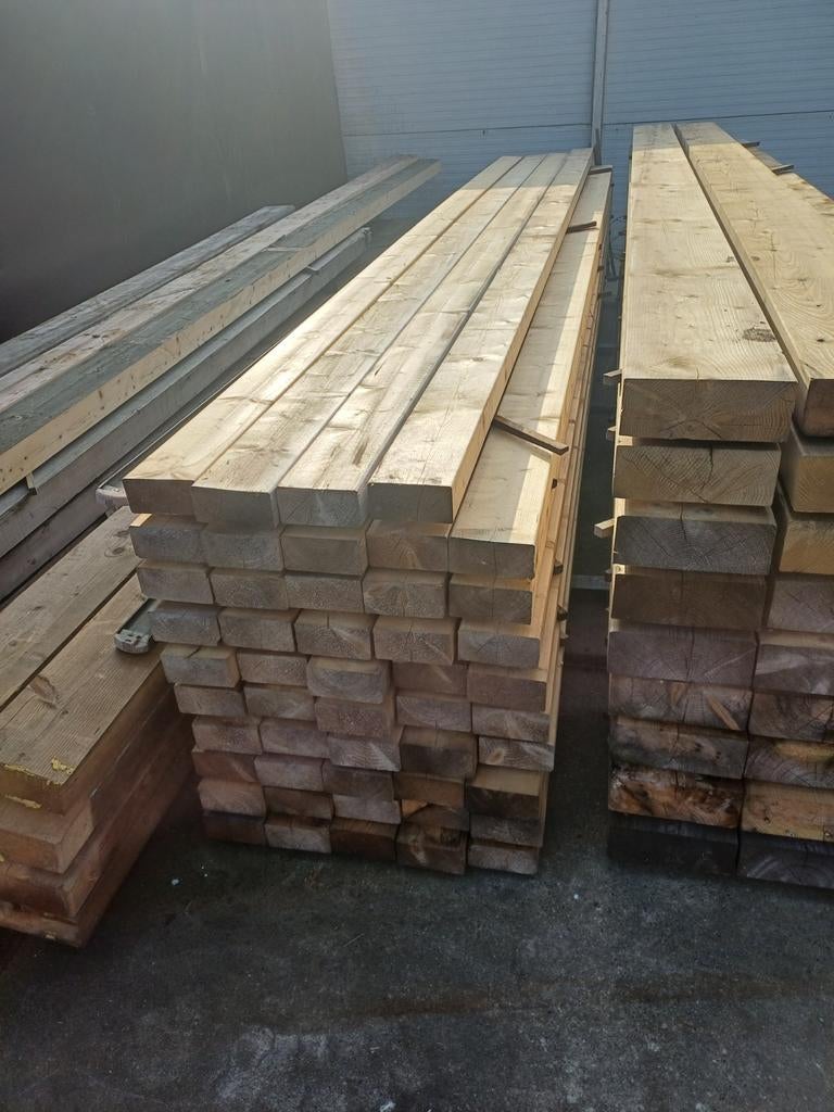 Balkhout 15 bij 7 cm, Tuin en Terras, Palen, Balken en Planken, Ophalen, Minder dan 180 cm, Palen