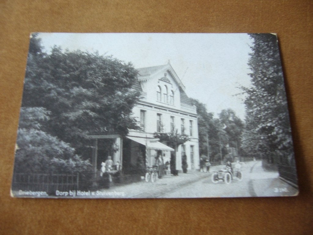 DRIEBERGEN  =  DORP BIJ HOTEL V. STUIVENBERG  BRIEFKAART, Ophalen of Verzenden, Voor 1920, Gelopen, Utrecht