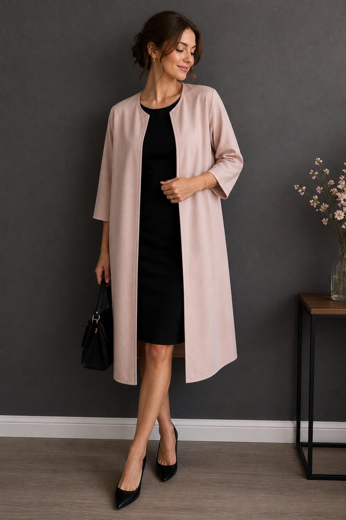 COS poederroze jas / cardigan minimal chic nieuwstaat 38/M, Ophalen of Verzenden, Nieuw, Maat 48/50 (M), Roze