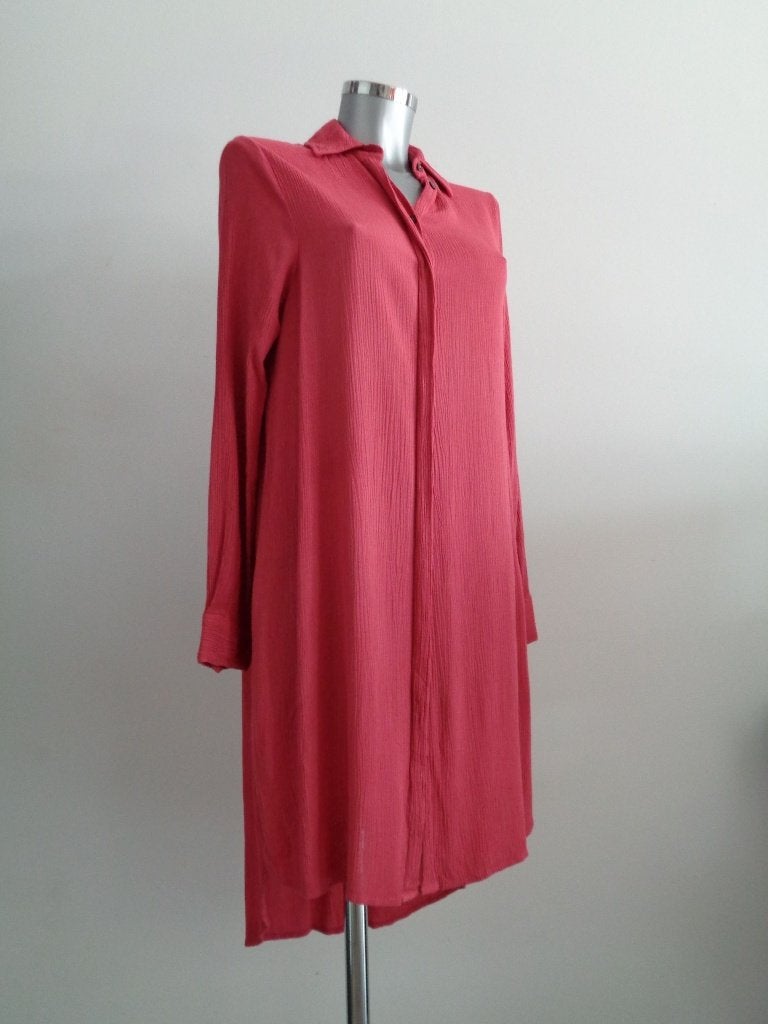 Iconic Twentyseven koraal rode tuniek jurk, Small NIEUW, Nieuw, Ophalen of Verzenden, Knielengte, Maat 36 (S)