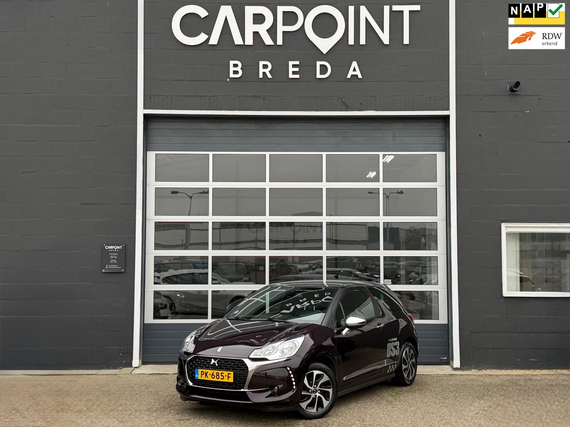 DS 3 1.2 PureTech So Chic, NAVI, CLIMA, CRUISE, NAP, APK, Voorwielaandrijving, Gebruikt, 82 pk, 23 km/l