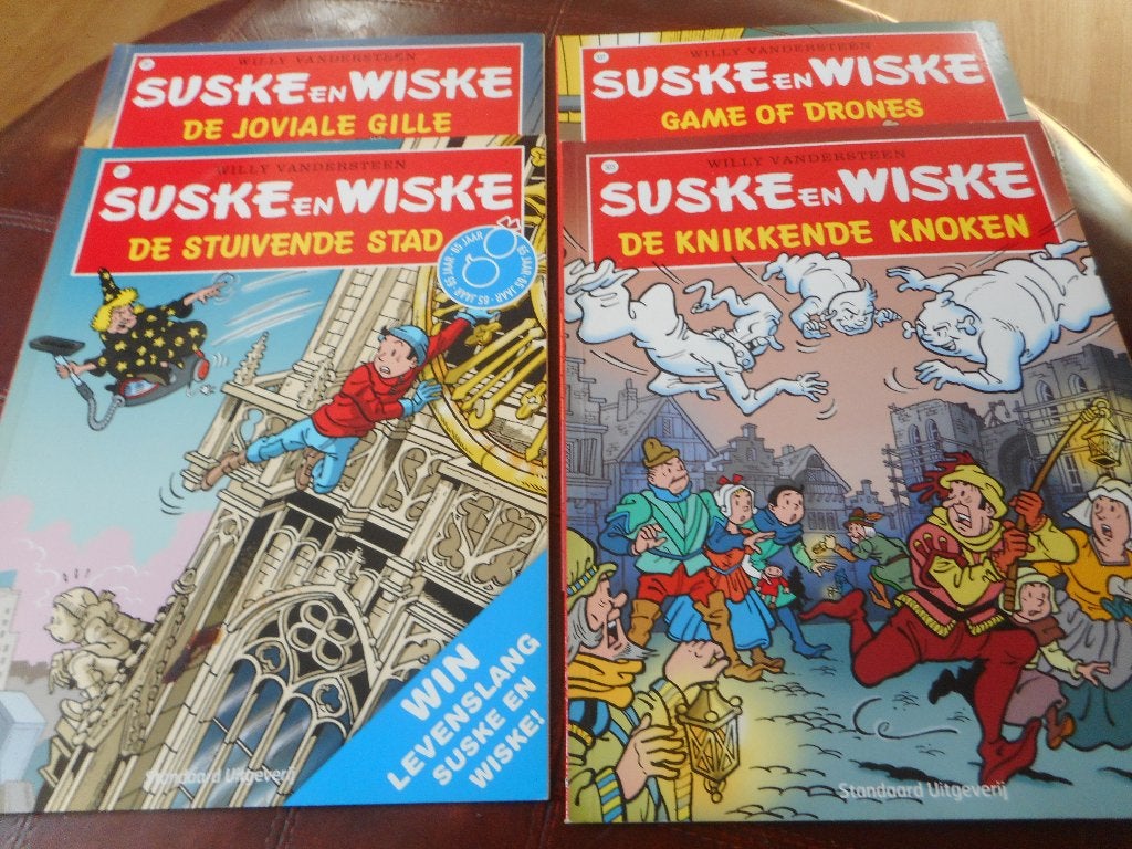 Suske en Wiske's, Gelezen, Willy Vandersteen, Ophalen of Verzenden, Meerdere stripboeken