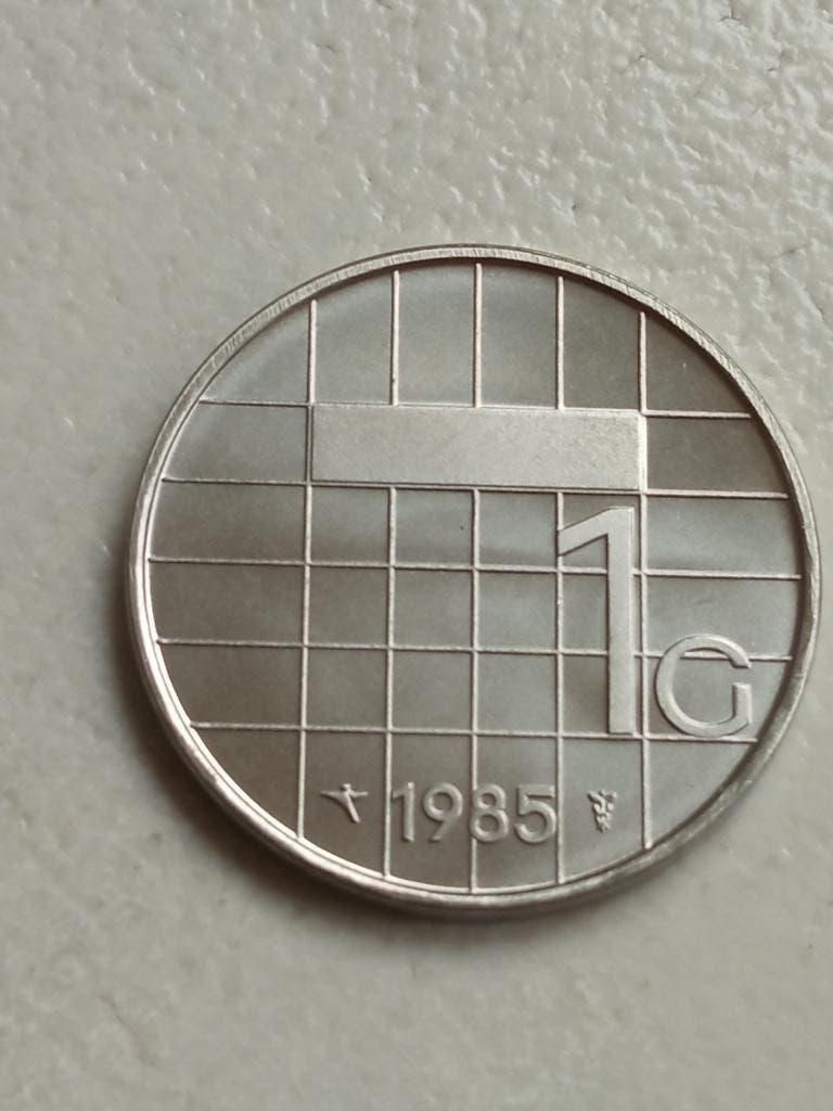 Nederland 1 gulden 1985., Postzegels en Munten, Munten | Nederland, Ophalen of Verzenden, Koningin Beatrix, 1 gulden, Losse munt