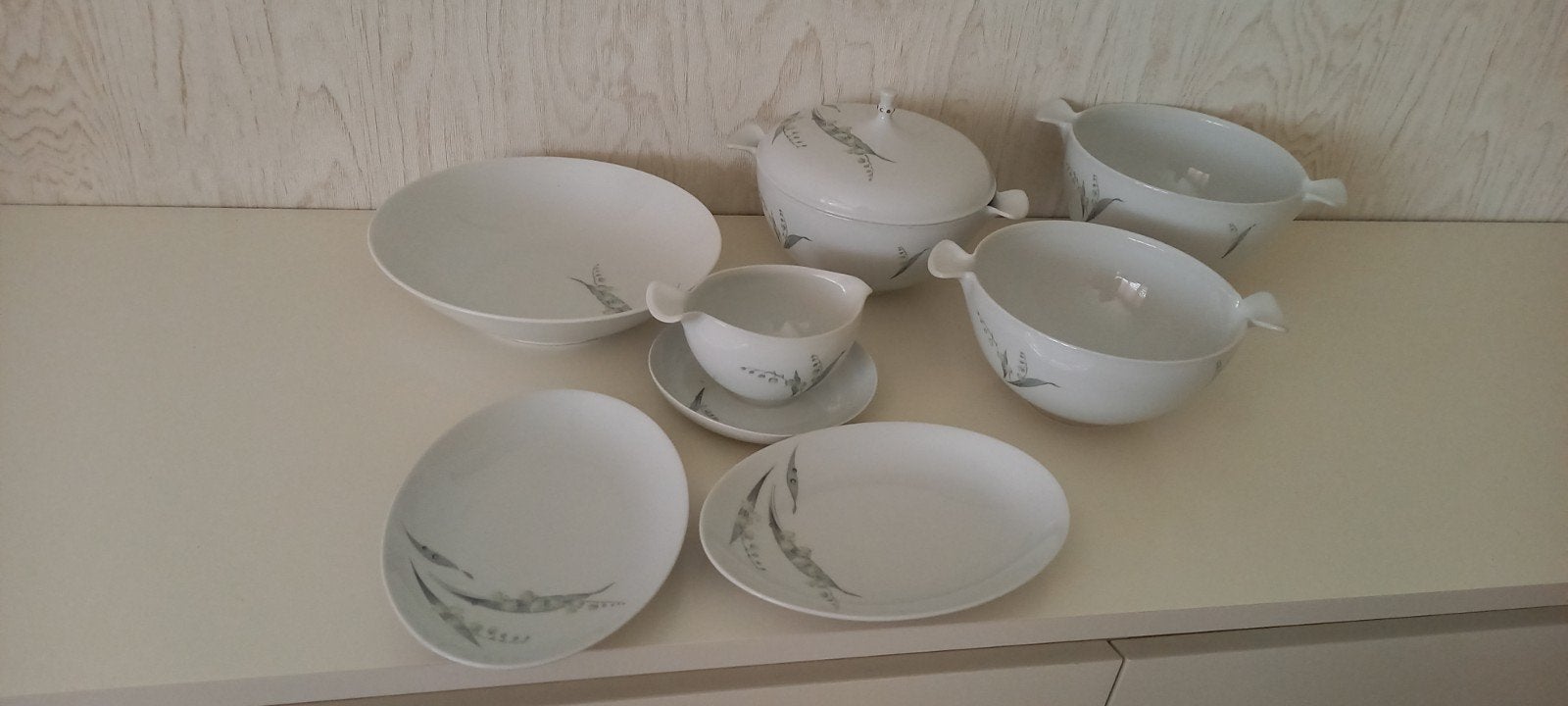 Servies set van Eschenbach Bavaria - Lelietjes-van-dalen, Overige merken, Ophalen of Verzenden, Zo goed als nieuw, Overige stijlen