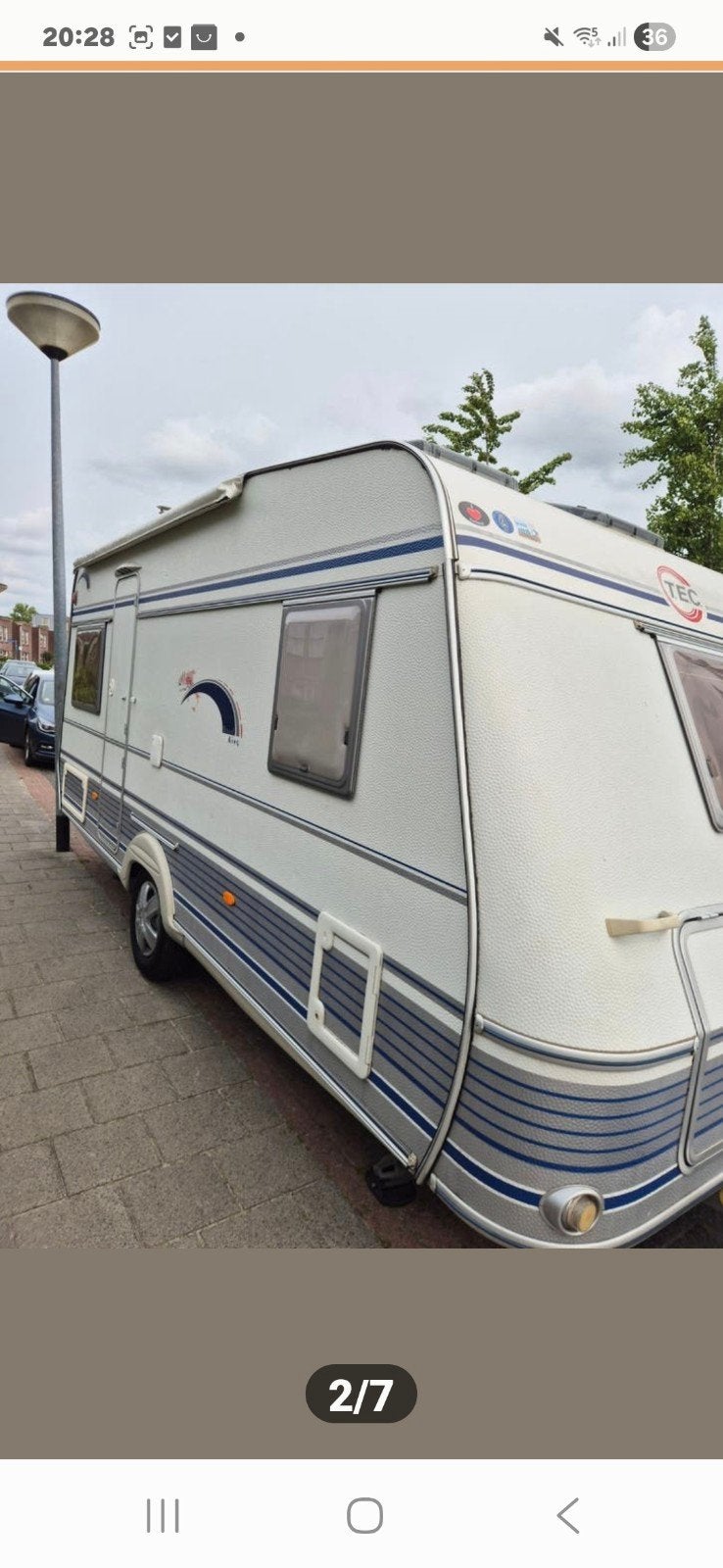 Thule omnistor zakluifel 3m 2.5 meter uitval ZGA. NIEUW, Ophalen
