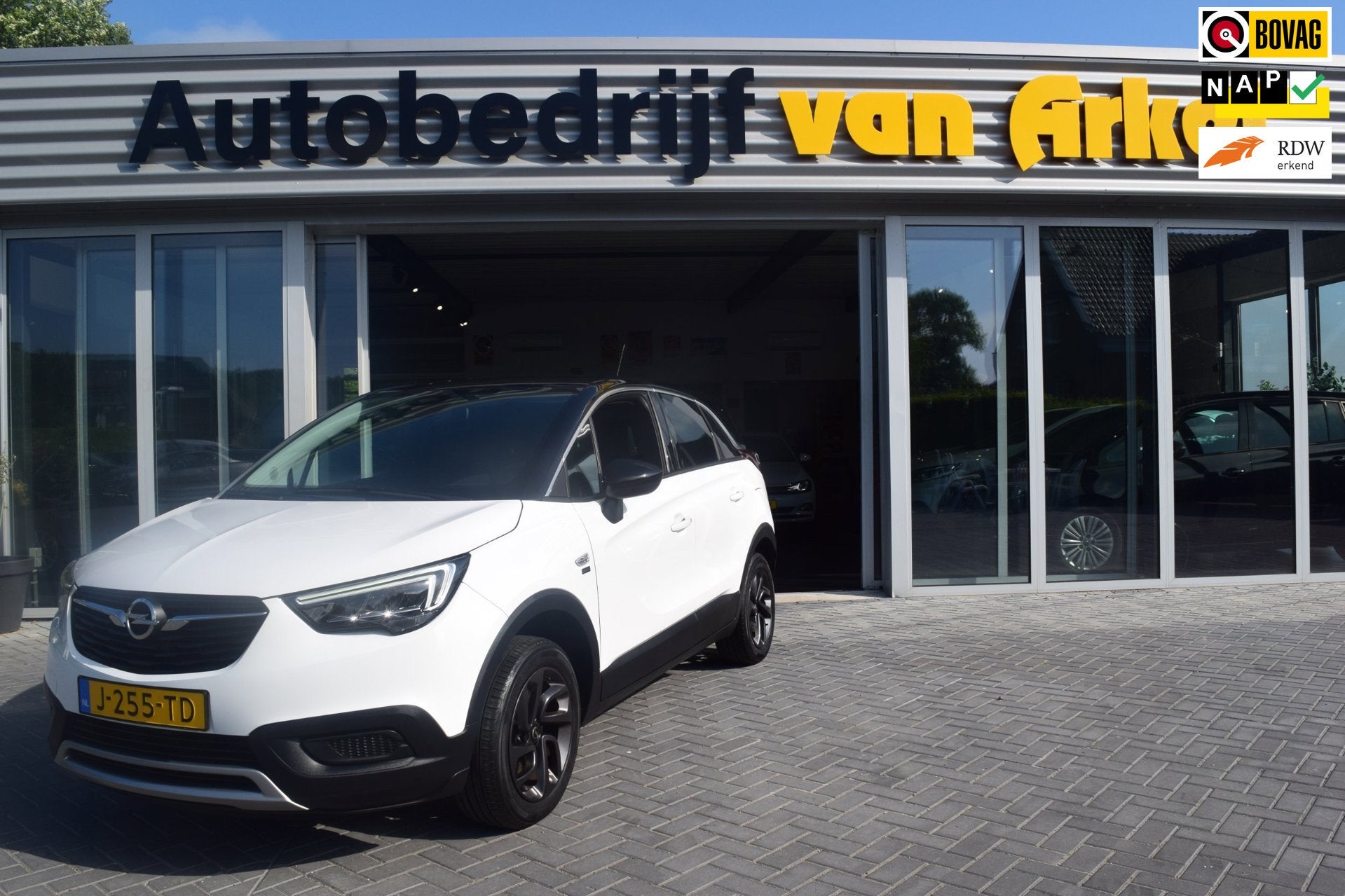 Opel Crossland X 1.2 Turbo Edition 2020, Auto's, Gebruikt, 1199 cc, Wit, Origineel Nederlands