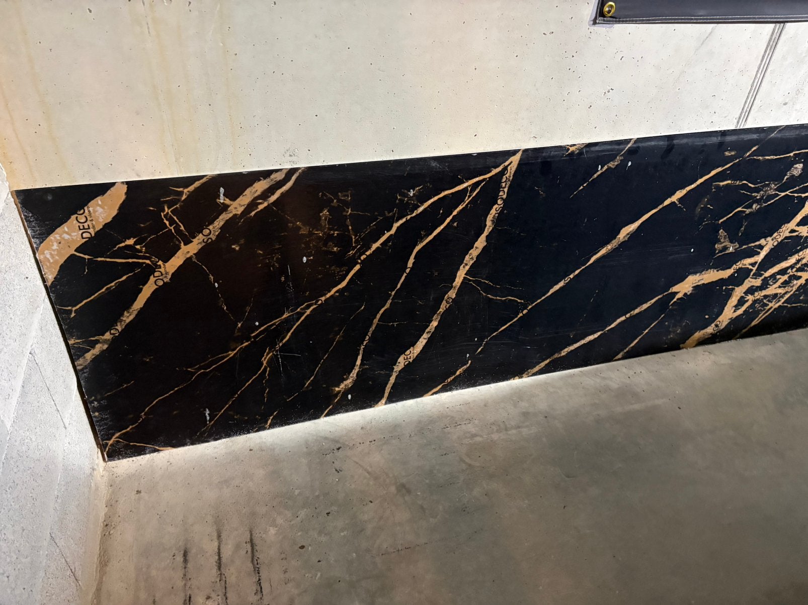 Pvc marmer look plaat, Ophalen, Zo goed als nieuw