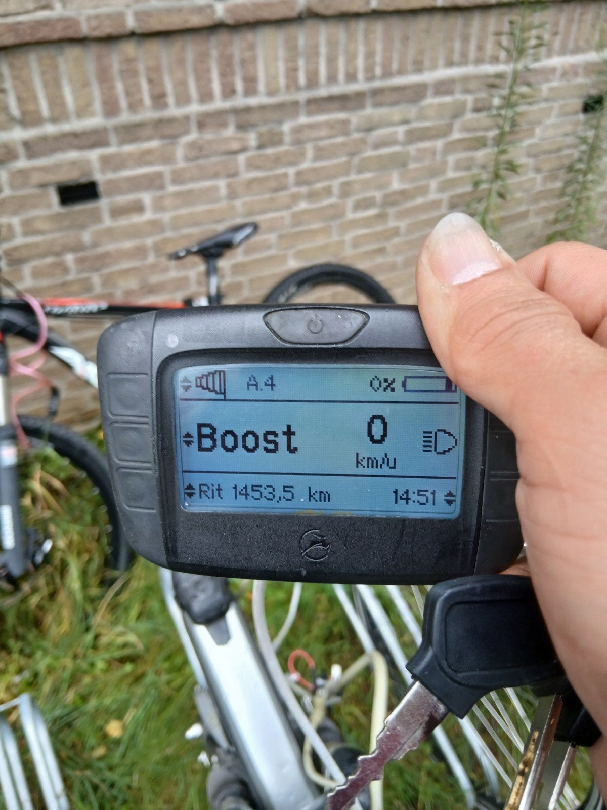 Gazelle fietscomputer met display, Fietsen en Brommers, Fietsaccessoires | Fietscomputers, Ophalen of Verzenden, Gebruikt
