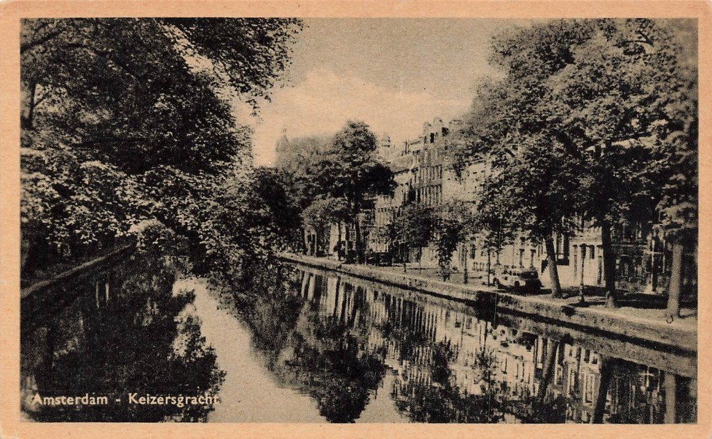 Amsterdam, Keizersgracht, Ophalen of Verzenden, 1940 tot 1960, Ongelopen, Noord-Holland