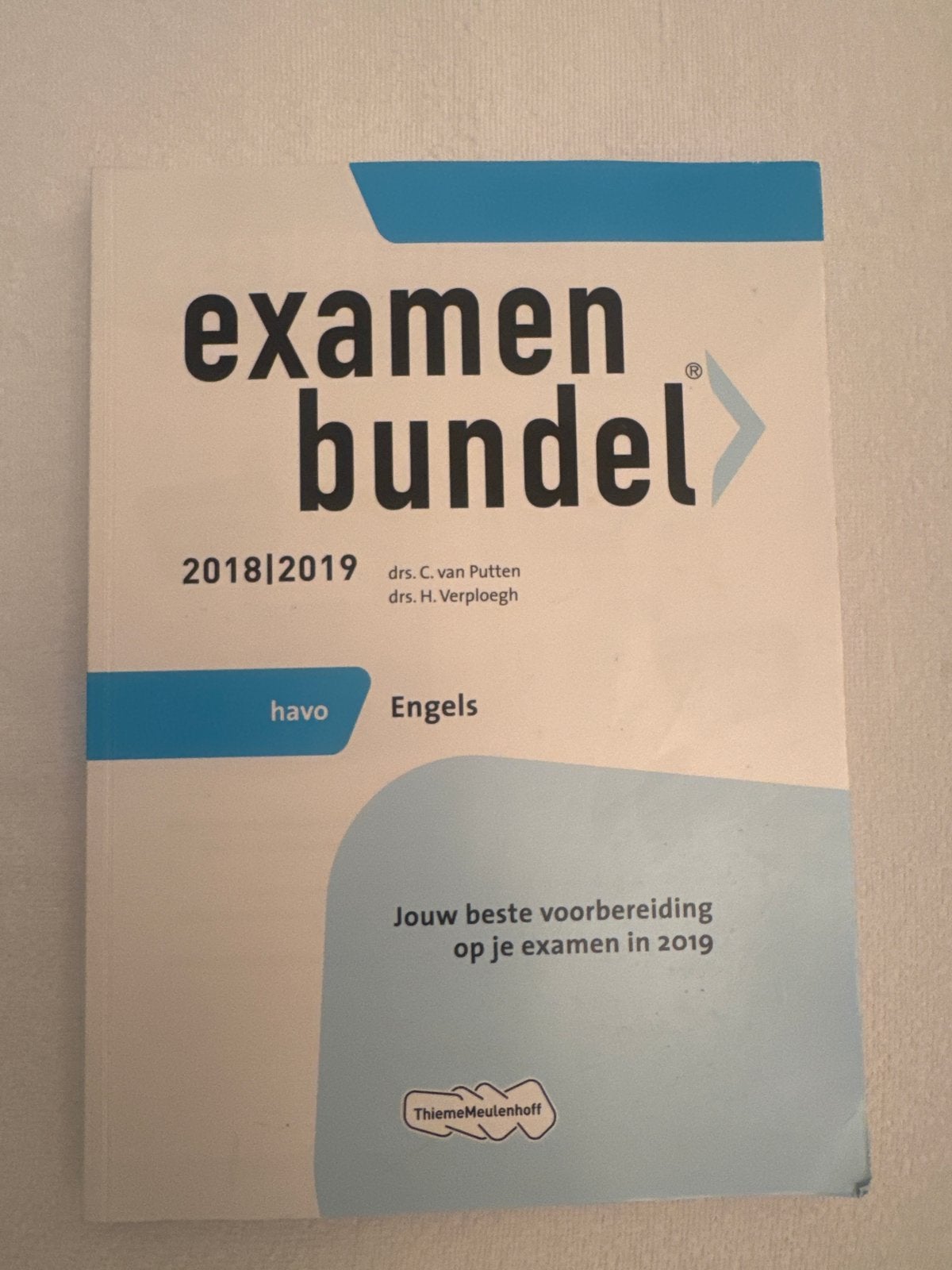Examenbundel Engels HAVO 2018/2019, Boeken, Schoolboeken, Ophalen of Verzenden, Gelezen, HAVO, Engels
