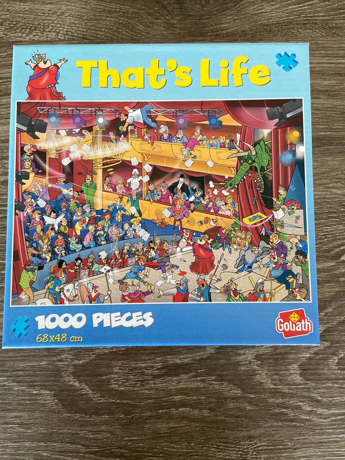Goliath That's Life Legpuzzel 1000 stukjes 68x48 cm, Ophalen of Verzenden, 500 t/m 1500 stukjes, Gebruikt, Legpuzzel