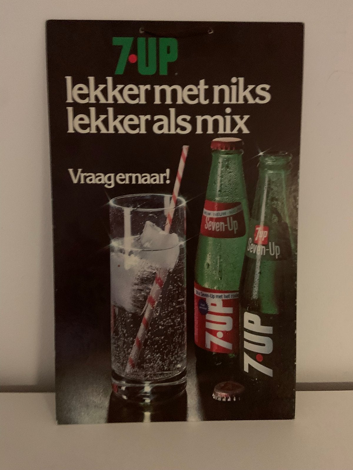 7up, Verzamelen, Ophalen of Verzenden, Zo goed als nieuw, Reclamebord
