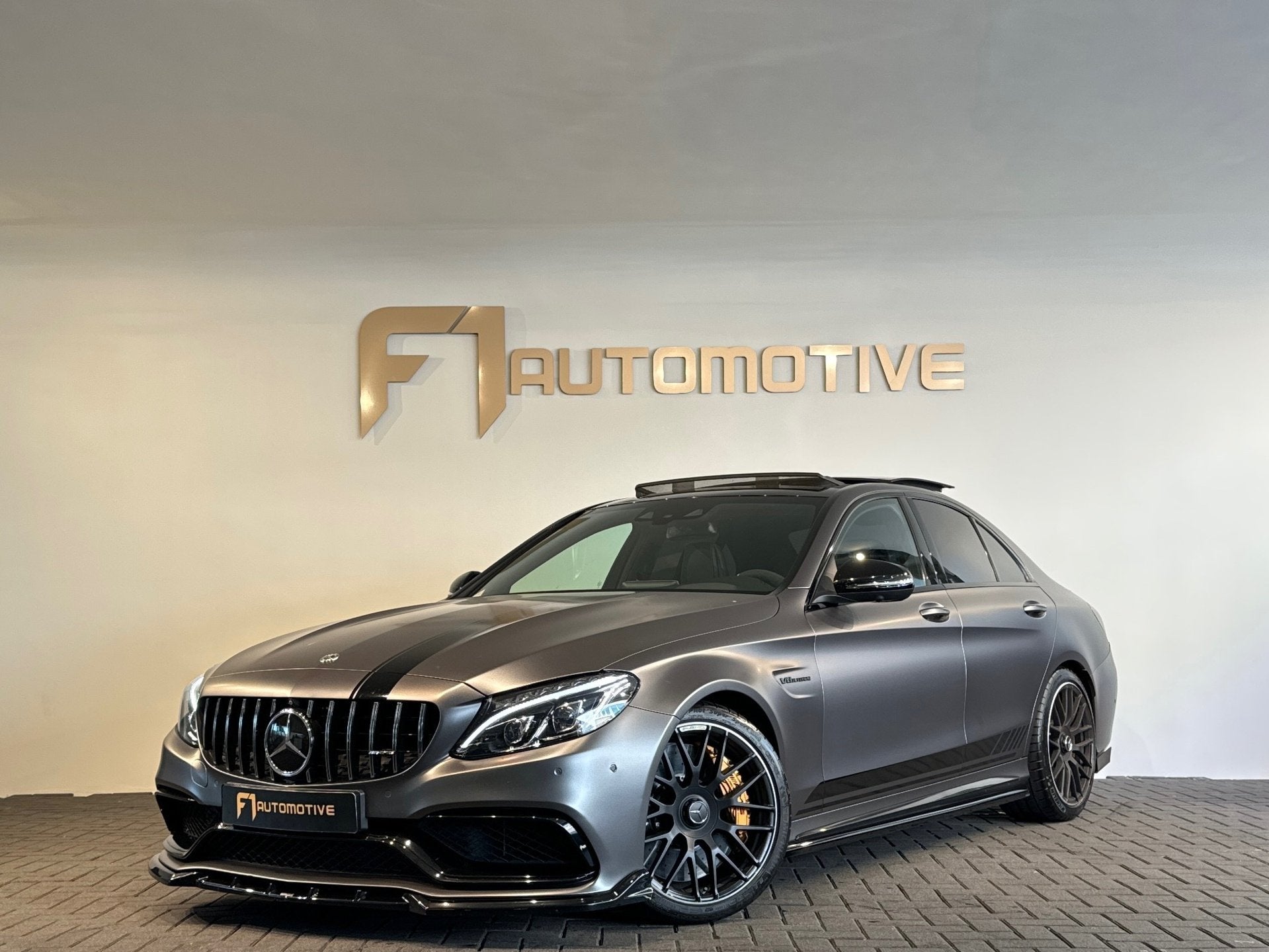 Mercedes-Benz C-klasse AMG 63 S Pano|Kuip|Ceramic|HuD|360Cam, Automaat, Achterwielaandrijving, Gebruikt, 510 pk