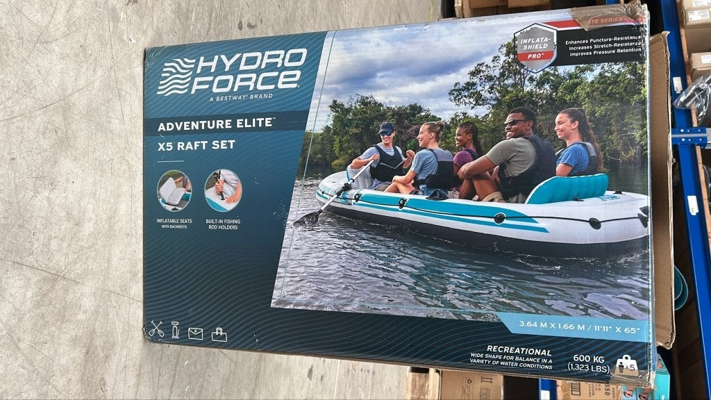 0017 - Hydro Force Adventure Elite X5 Opblaasboot, Watersport en Boten, Ophalen of Verzenden, Zo goed als nieuw, Overige typen