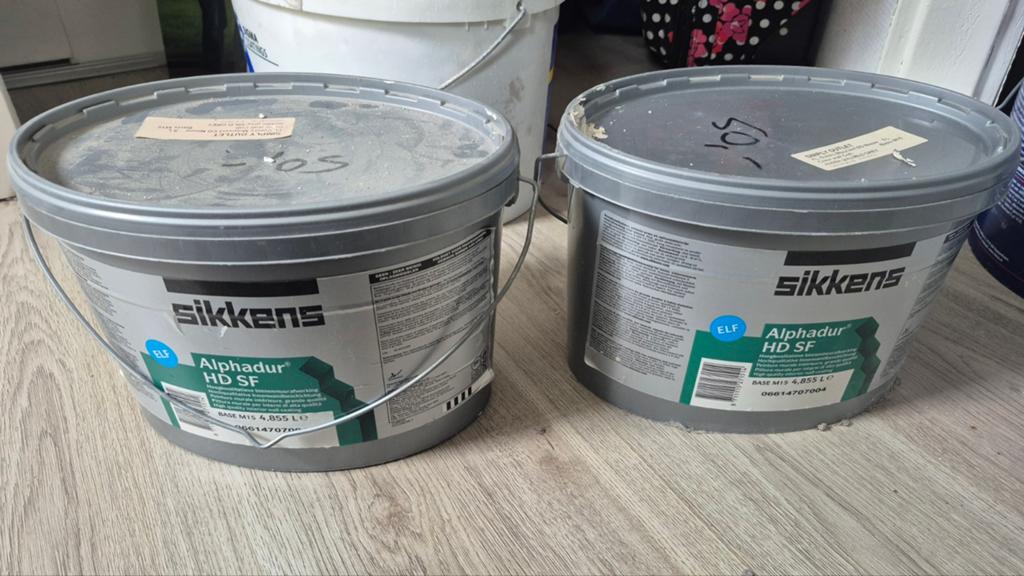 Sikkens Alphadur HD SF Muurverf Mild Grey - 60m2 dekking, Ophalen, 5 tot 10 liter, Grijs, Verf